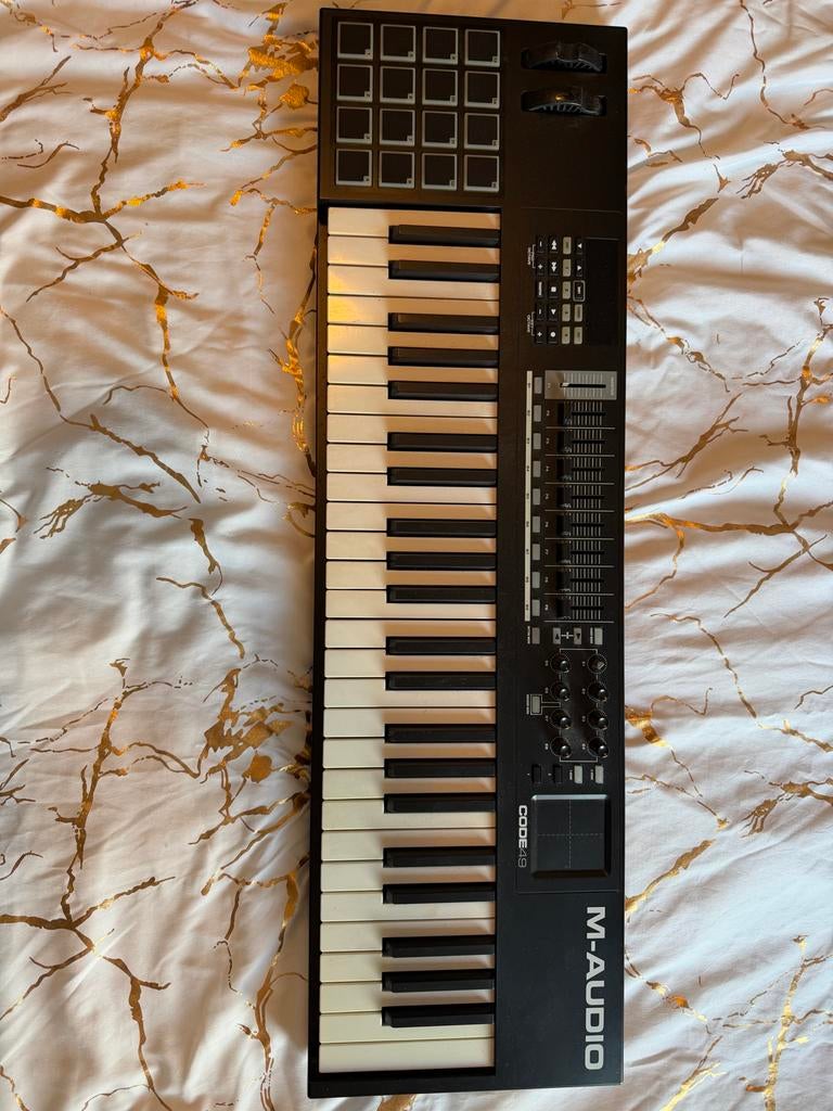 M-Audio Code 49 MIDI-keyboard, Muziek en Instrumenten, Synthesizers, Ophalen of Verzenden, Zo goed als nieuw, Met midi-aansluiting