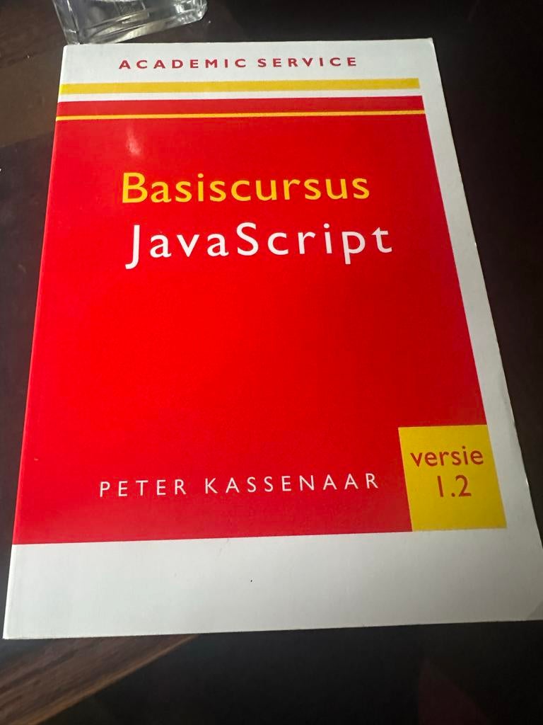 Boek Basiscursus JavaScript, Boeken, Ophalen of Verzenden, Gelezen, Programmeertaal of Theorie