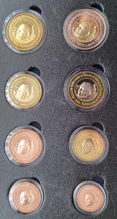 Vaticaan Euro Proefset, Probe - 2004, Postzegels en Munten, Verzenden, Overige materialen, Nederland