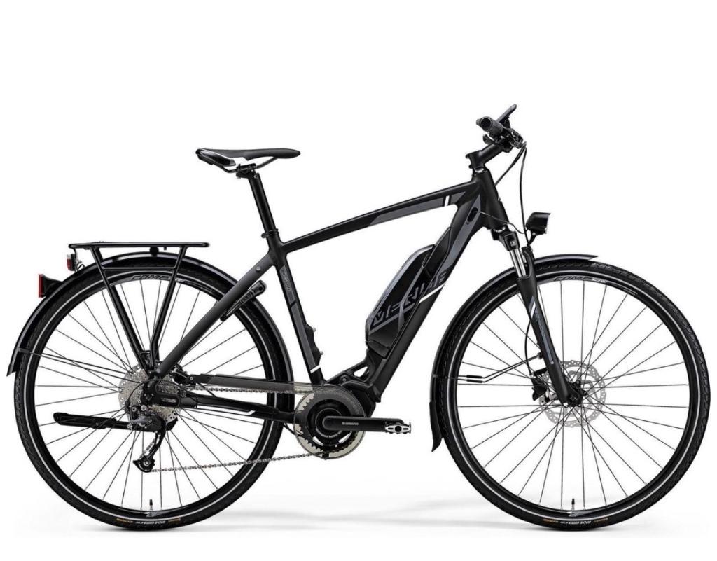 Merida Espresso 300 heren e-bike / mat zwart (zgan), Fietsen en Brommers, Fietsen | Heren | Herenfietsen, Zo goed als nieuw, Overige merken
