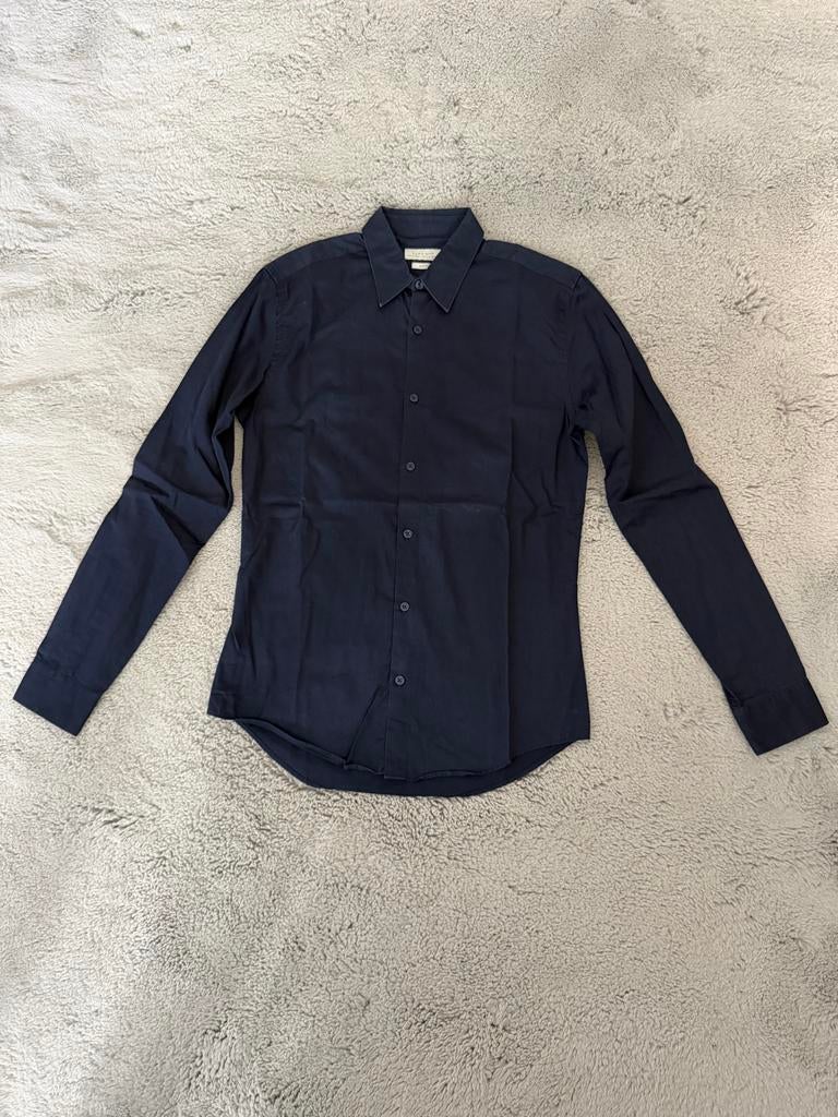 Zara Essential Blauw Overhemd Maat S, Kleding | Heren, Ophalen of Verzenden, Zo goed als nieuw, Blauw, Halswijdte 38 (S) of kleiner
