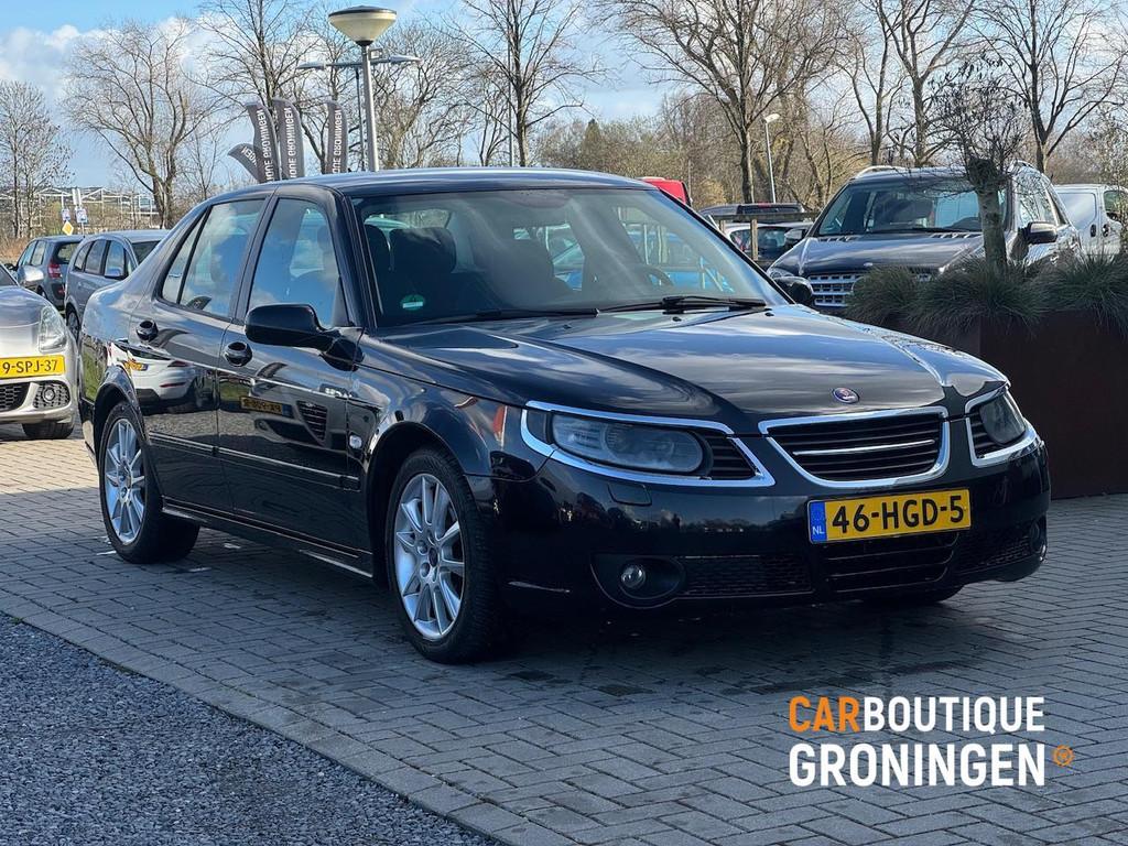 Saab 9-5 2.0t Griffin | AUTOMAAT | NIEUWE APK | CLIMA | STOE, 4 cilinders, 150 pk, 1505 kg, Zwart