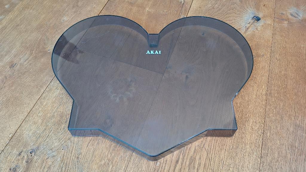 Akai GX-747 GX-635D Bandrecorderkap Dust Cover *Met Schade*, Ophalen of Verzenden, Onderdeel, Met stofkap