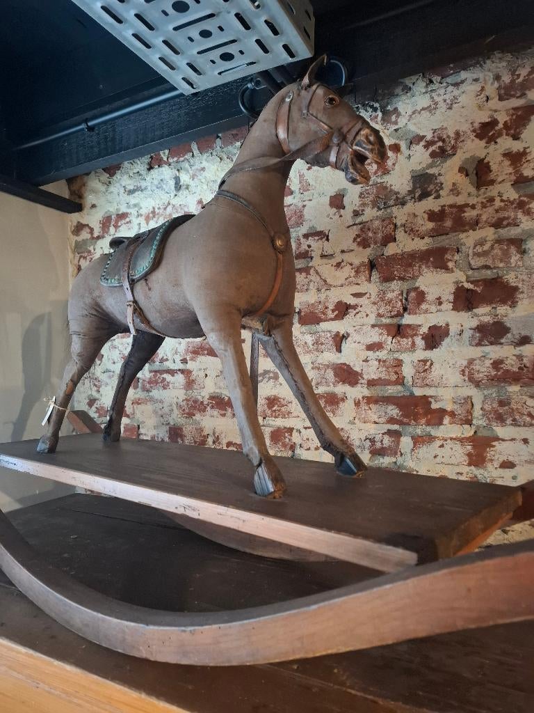 Prachtig antiek schommelpaard, hobbelpaard, paardje, Ophalen