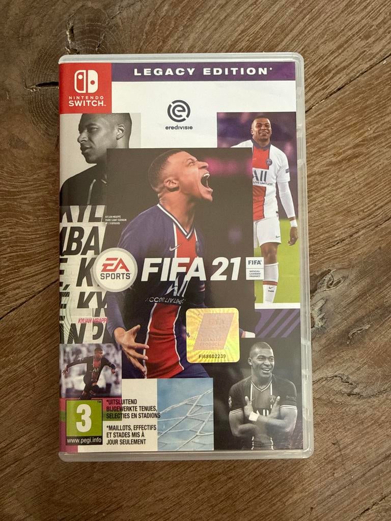 NINTENDO SWITCH game FIFA 21 Legacy Edition, 1 speler, Eén computer, Ophalen of Verzenden, Zo goed als nieuw