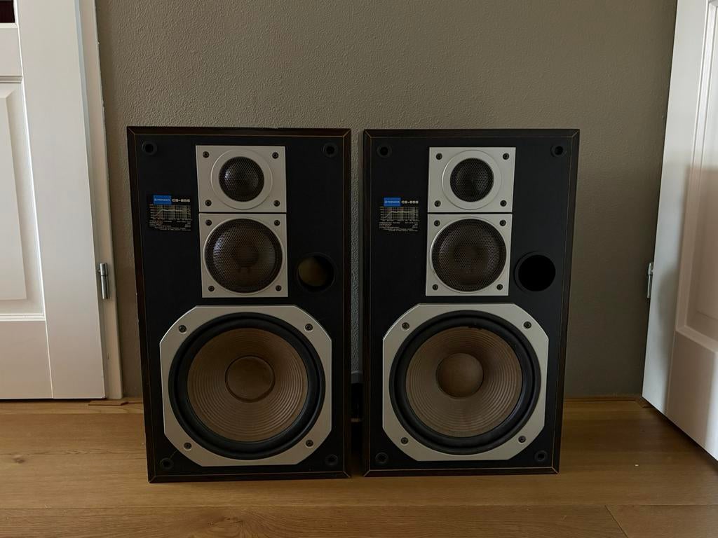 Vintage HiFi Pioneer CS-656 Speakers, Audio, Tv en Foto, Luidsprekers, Zo goed als nieuw, 60 tot 120 watt, Front, Rear of Stereo speakers