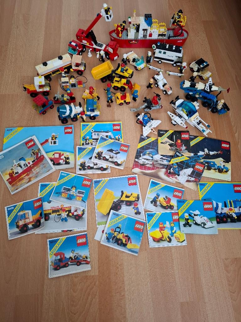Verzameling LEGO (Brandweer, politie, shell enz.), Ophalen of Verzenden, Gebruikt, Lego
