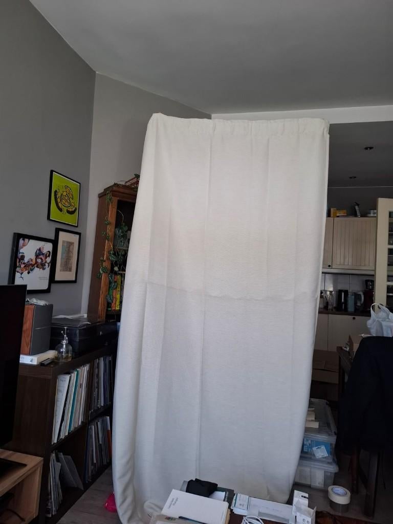 Ikea curtains, Ophalen, 100 tot 150 cm, 200 cm of meer, Zo goed als nieuw