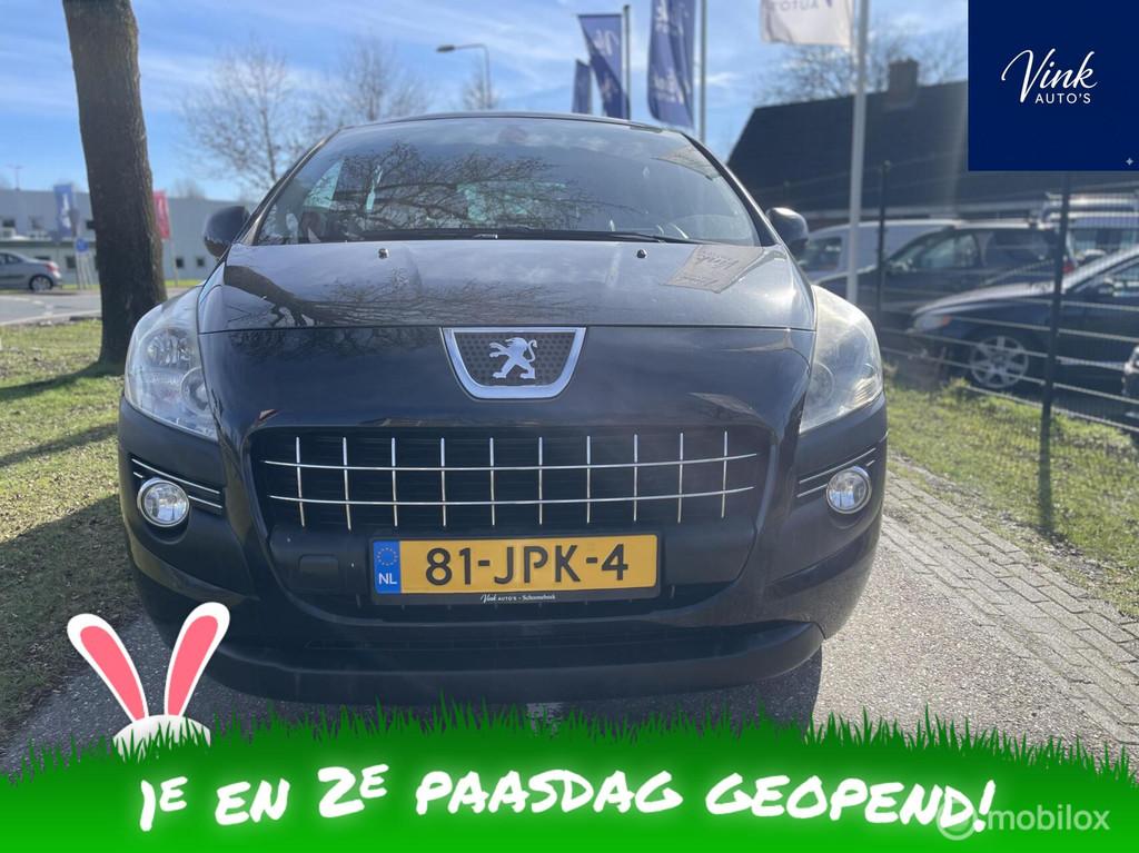 Peugeot 3008 1.6 VTi Première | Panoramadak | Cruise en cli, Voorwielaandrijving, Gebruikt, 4 cilinders, Zwart