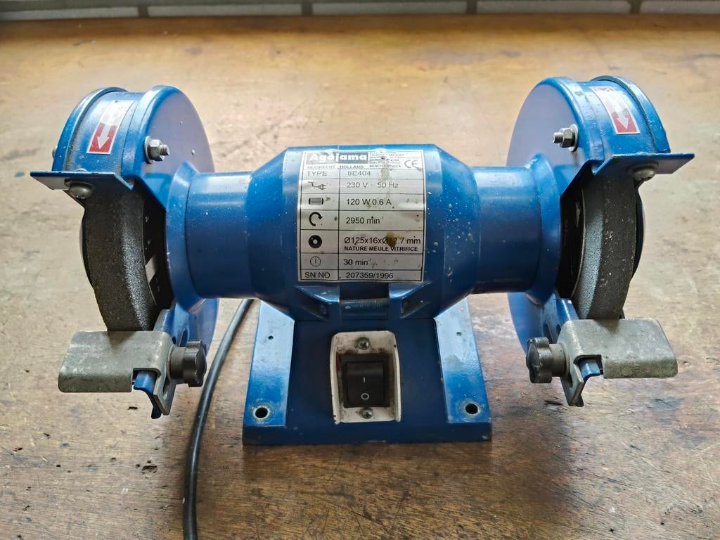 Agojama slijpmachine, Ophalen, Gebruikt, Minder dan 700 watt, Werkbankslijpmachine