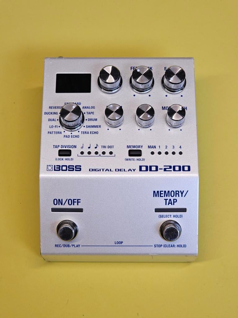 Boss DD-200 Digital Delay Pedaal, Muziek en Instrumenten, Effecten, Delay of Echo, Zo goed als nieuw, BOSS, Info@roland.com