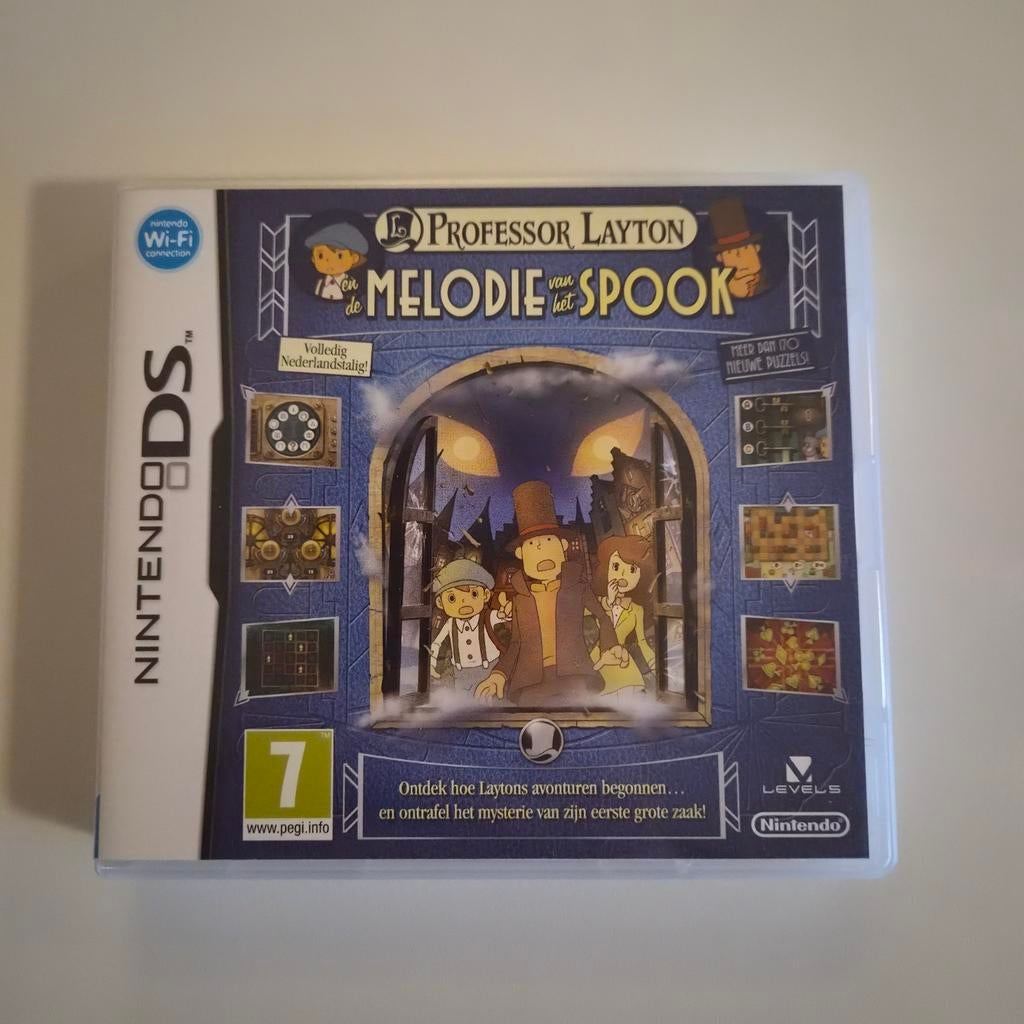 Professor Layton en de Melodie van het Spook, 1 speler, Ophalen of Verzenden, Zo goed als nieuw, Vanaf 7 jaar