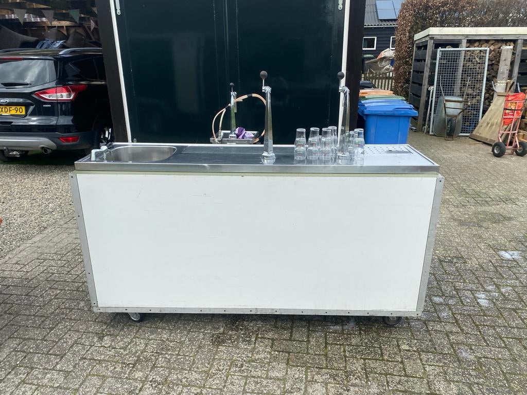 Biertap incl 50 liter fust te huur! Verschillende opties!, Ophalen of Verzenden, Zo goed als nieuw