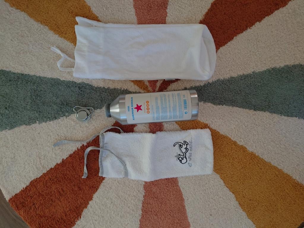 Kruik en twee kruikhoezen, Ophalen of Verzenden, Gebruikt, Overige typen