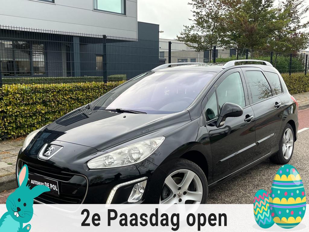 Peugeot 308 SW 1.6 VTi Sportium Panoramadak Trekhaak Cruise-, Voorwielaandrijving, Stof, Gebruikt, Zwart