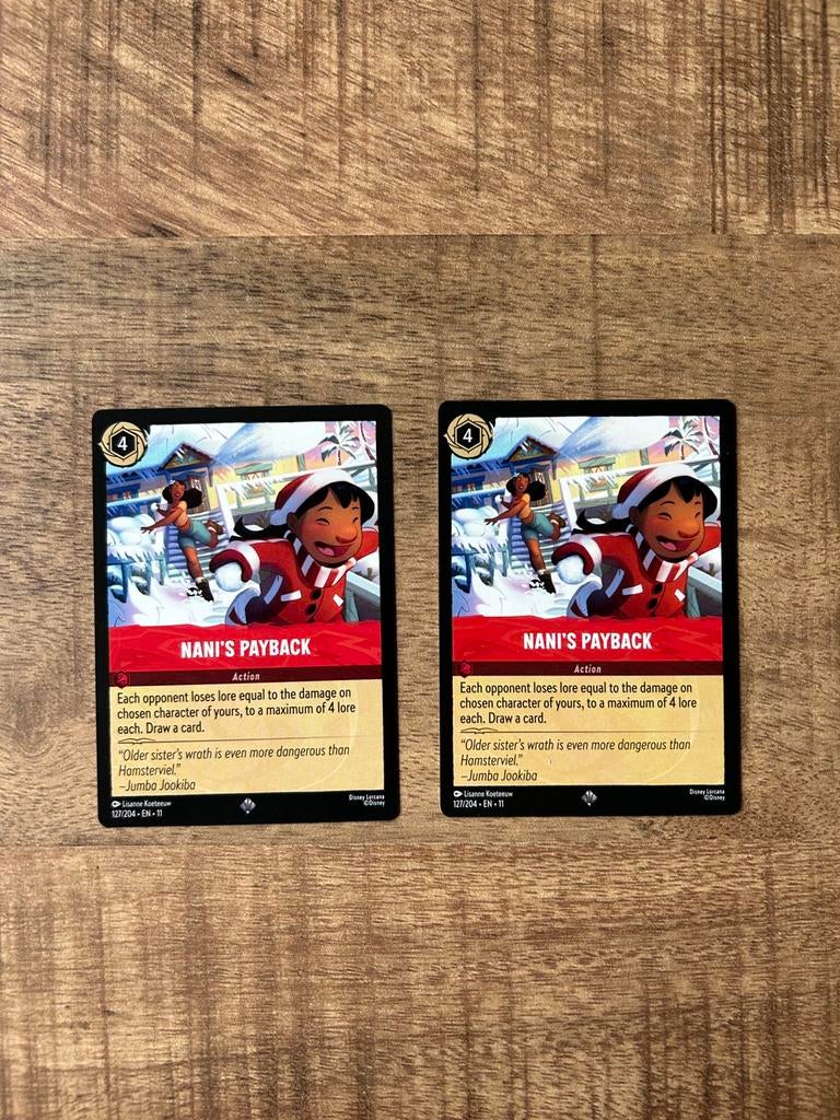 Lorcana nani’s payback, Ophalen of Verzenden, Nieuw
