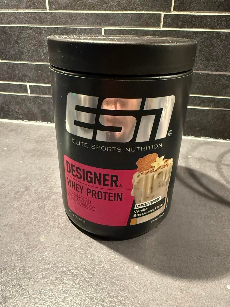 ESN Designer Whey Vanille Speculoos (nieuw en geseald), Ophalen of Verzenden, Nieuw, Poeder of Drank