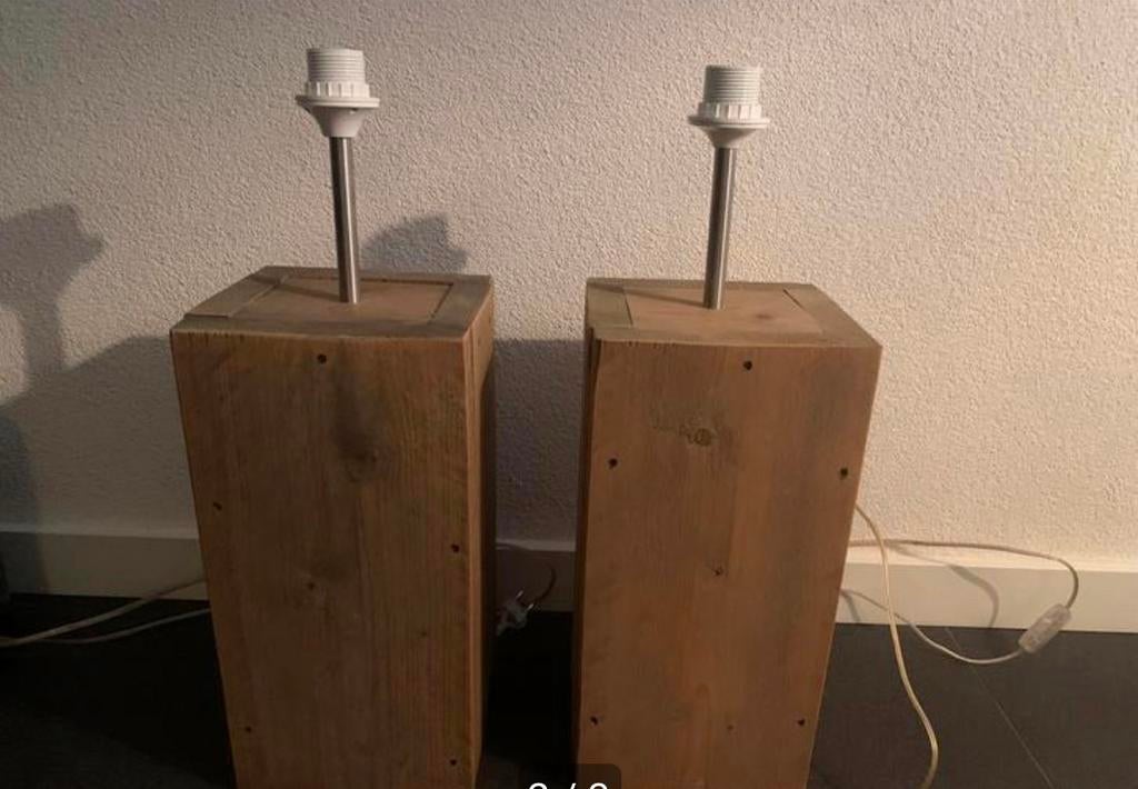 2x tafel lampen, Ophalen of Verzenden, Zo goed als nieuw