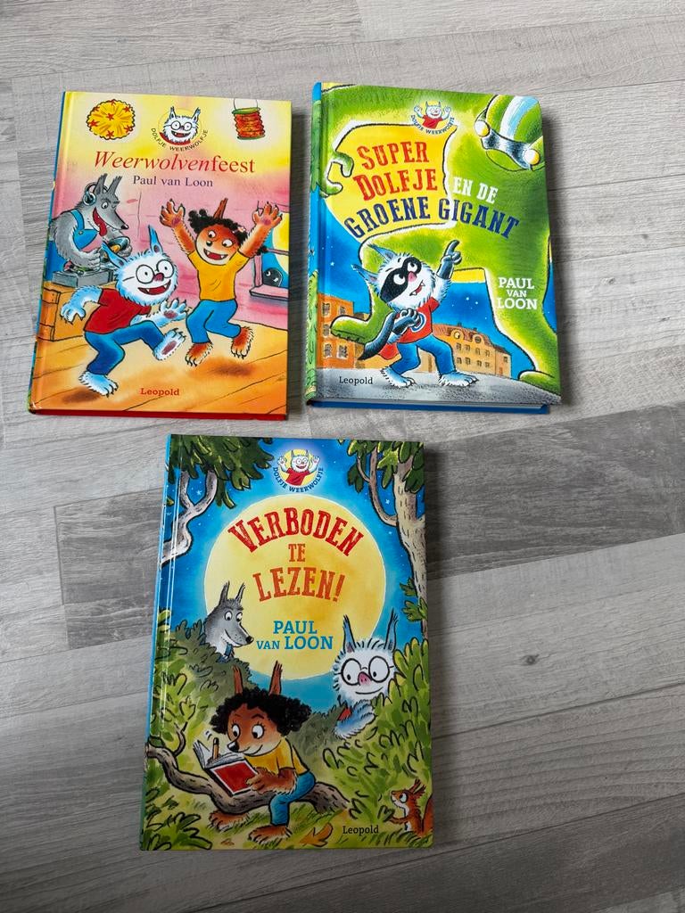 Dolfje Weerwolfje boeken van Paul van Loon (3 stuks), Ophalen of Verzenden, Zo goed als nieuw, Fictie algemeen