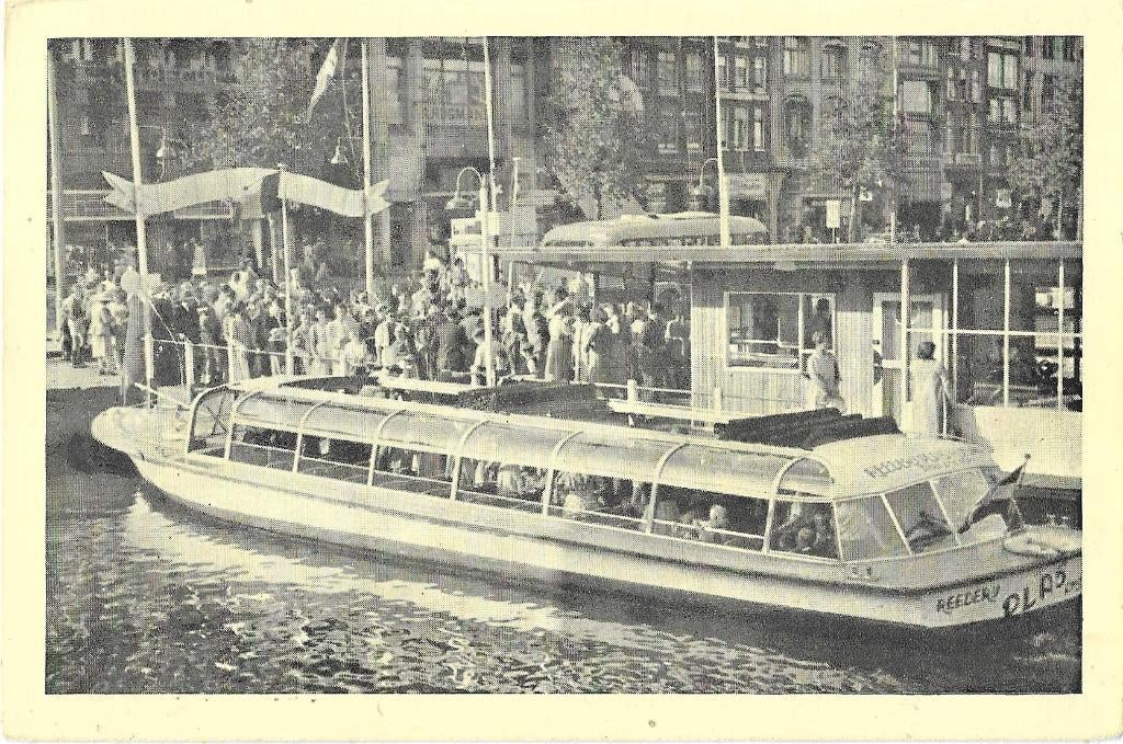 AK Amsterdam - Reederij Plas, Rondvaart, Verzenden, 1940 tot 1960, Noord-Holland