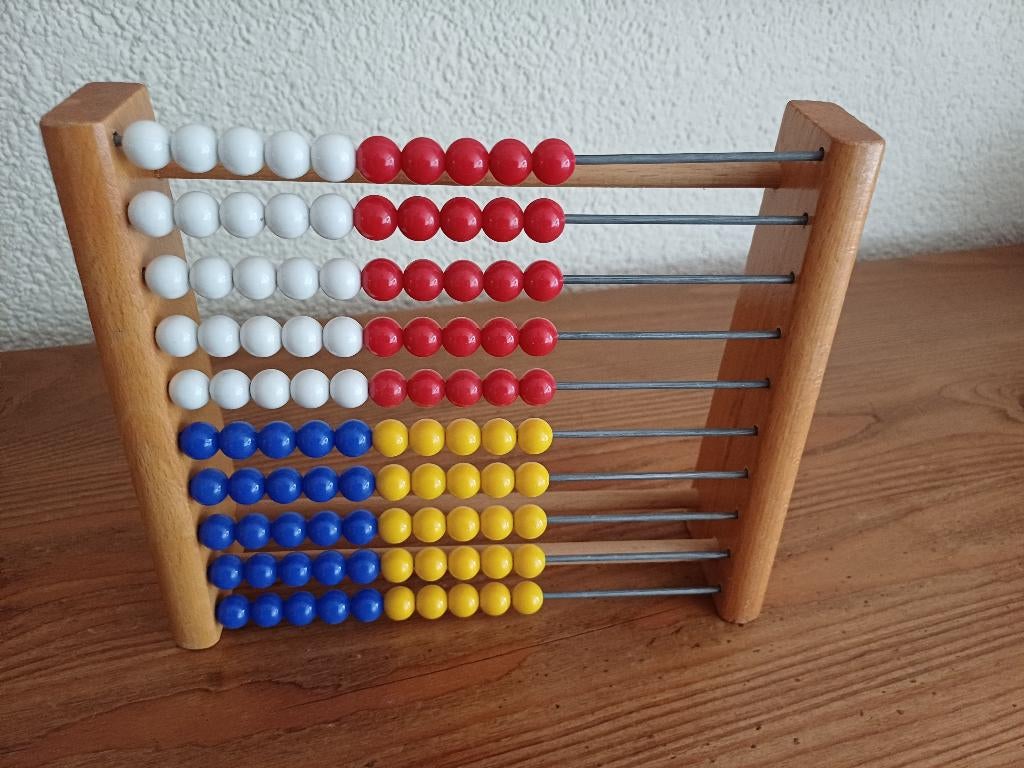 Telraam met 5 structuur, Ophalen of Verzenden, Zo goed als nieuw, Rekenen