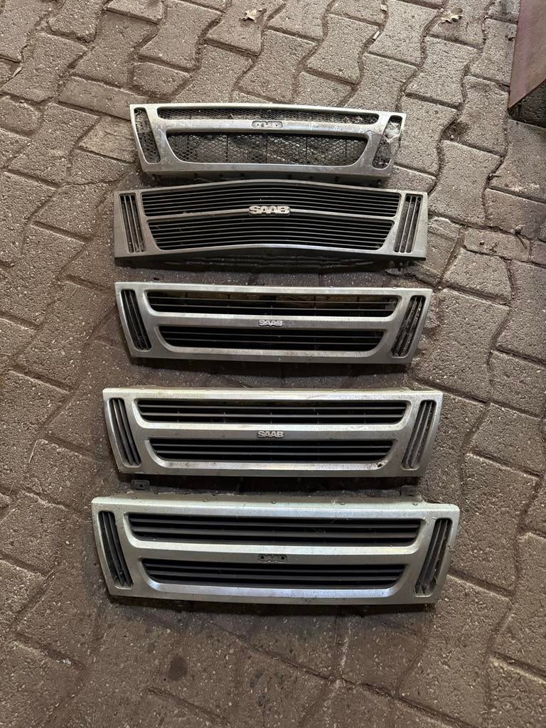 Saab grill, Gebruikt, Voor, Ophalen of Verzenden, Bumper