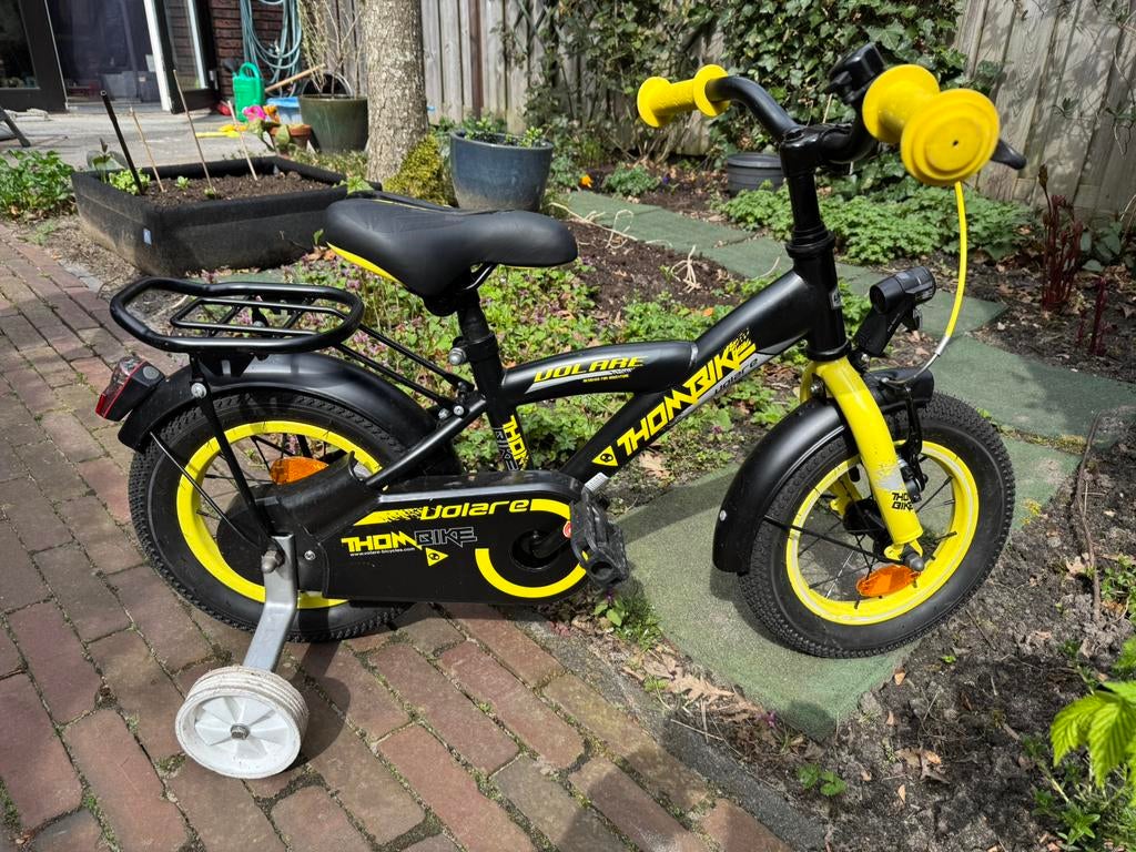 Kinderfiets 12” Volare, Ophalen, Zo goed als nieuw, Minder dan 16 inch, Zijwieltjes