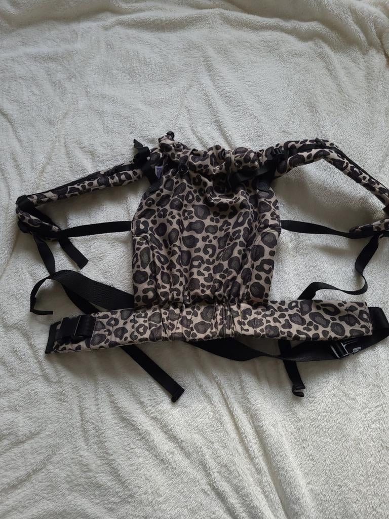 Peuter Draagzak Pure Baby Love Click & Go - Panterprint, Overige merken, Buik of Rug, Ophalen of Verzenden, Zo goed als nieuw