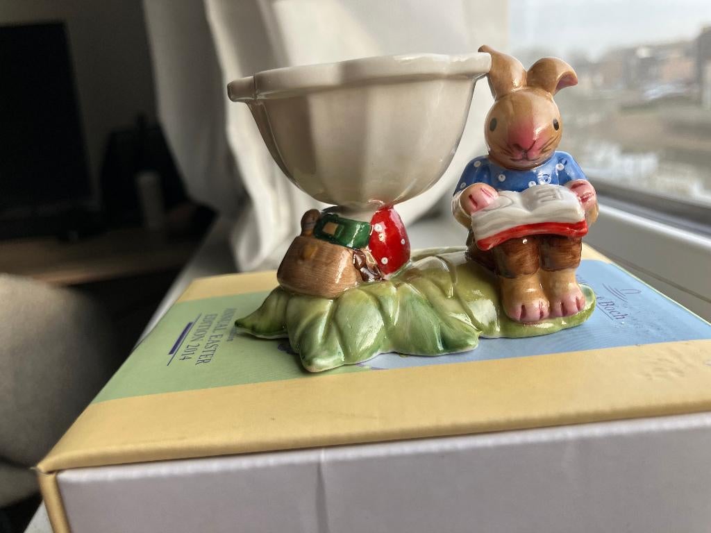 Villeroy & Boch Pasen 2 zeldzame Haasjes met windlichtjes., Ophalen, Nieuw