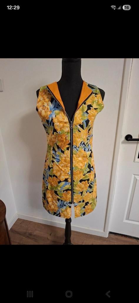 Bavaria EK 2012 Jurk - Omkeerbaar & Vintage Look, Kleding | Dames, Jurken, Gedragen, Maat 38/40 (M), Oranje, Boven de knie, Ophalen of Verzenden