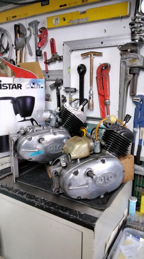 Bromfiets motorblok jlo g50 beiden lopen nog goed, Ophalen of Verzenden