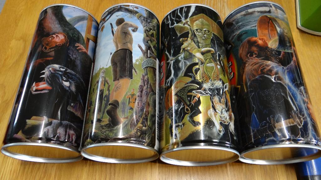 4 Verschillende Faxe Blikken, Collectors items., Ophalen of Verzenden, Zo goed als nieuw, Overige typen, Overige merken