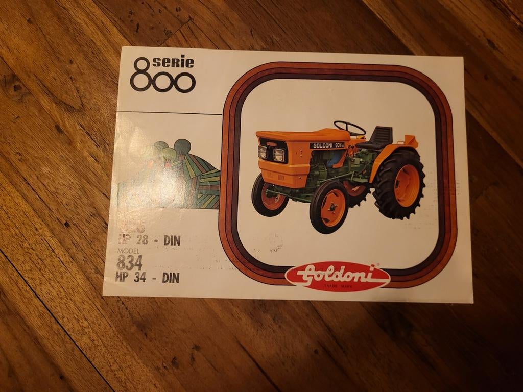 tractor folder Goldoni 800 serie, Ophalen of Verzenden, Zo goed als nieuw