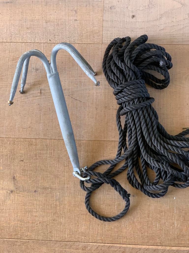 Anker / dreghaak met touw, Ophalen of Verzenden, Gebruikt, Overige typen