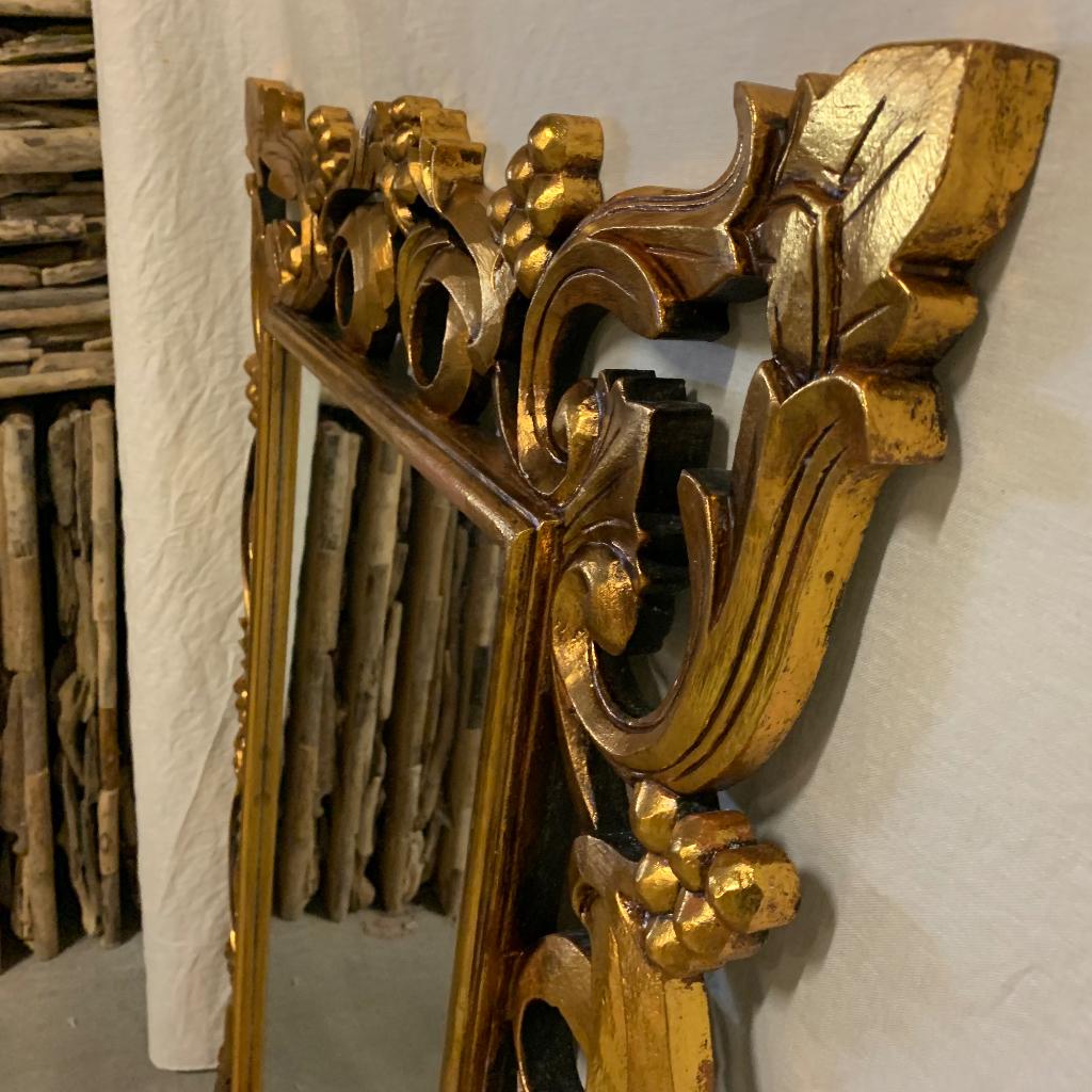 Barok Spiegel - houten lijst -120 x 90 cm- Goud - TTM Wonen, TTM Wonen, Meubels – (Perzische) Tapijten en Woonaccessoires, Nieuw