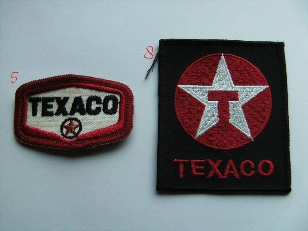 Texaco vintage benzine patch badge opnaai embleem, Ophalen of Verzenden, Nieuw, Auto's