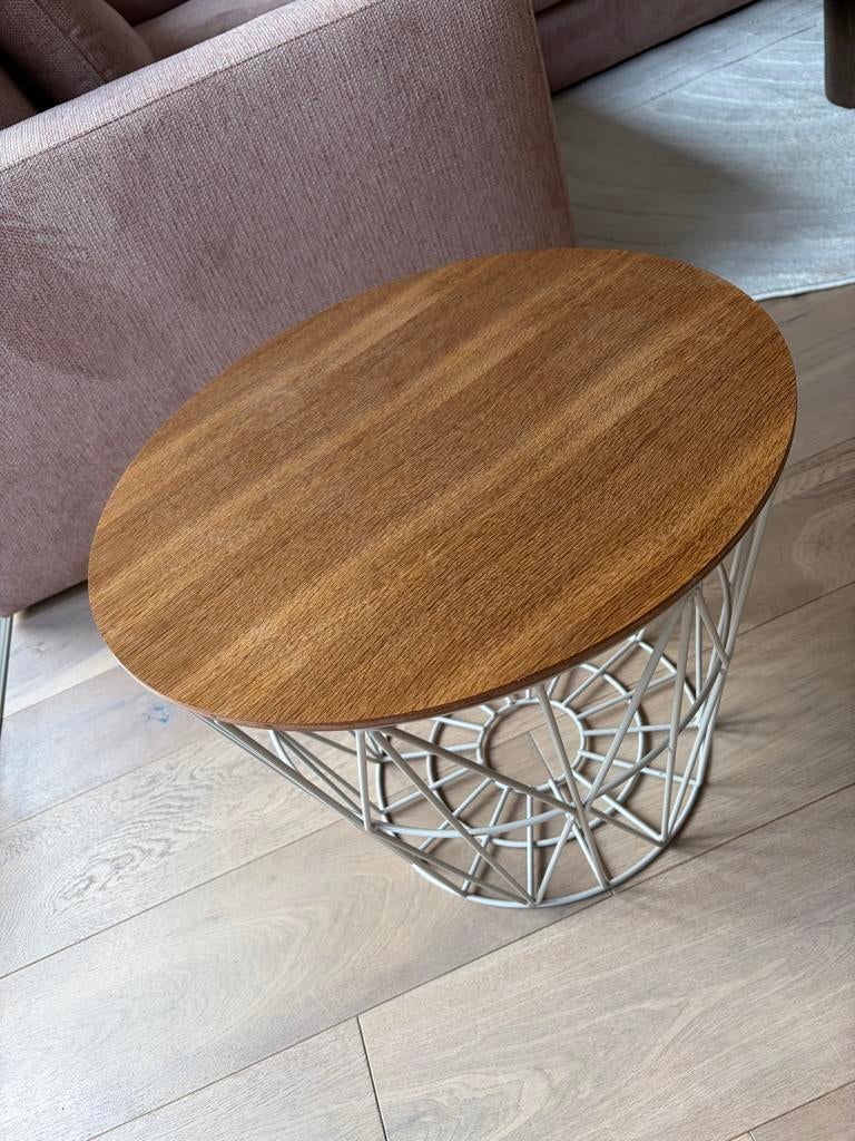 Ferm Living bijzettafel - stijlvol en functioneel, Ophalen, Minder dan 45 cm, Minder dan 55 cm, Rond