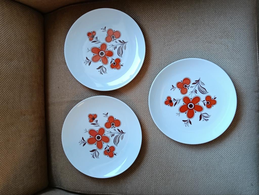 Set van 3 Bavaria Soyumann Arzberg Germany borden, Ophalen of Verzenden