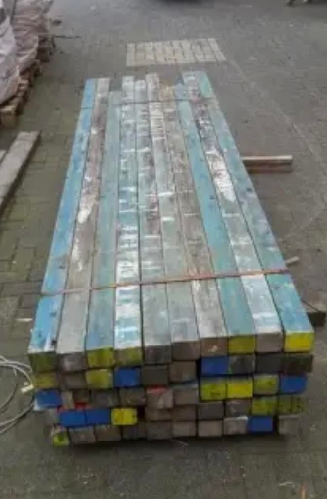 Metselprofielen, 7 stuks, Doe-het-zelf en Verbouw, Gebruikt, Overige typen, Ophalen of Verzenden, Overige houtsoorten