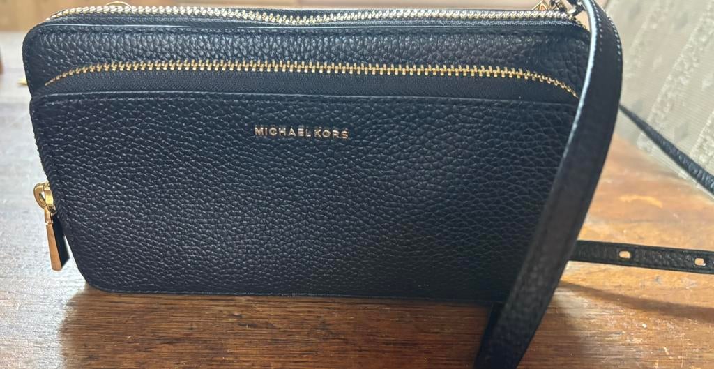 Nieuwe michael kors tas leer, Ophalen of Verzenden, Nieuw, Zwart, Schoudertasje