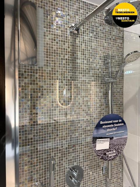 Douchedeur 90 cm chroom, Doe-het-zelf en Verbouw, Ophalen, Nieuw, Chroom, Douche