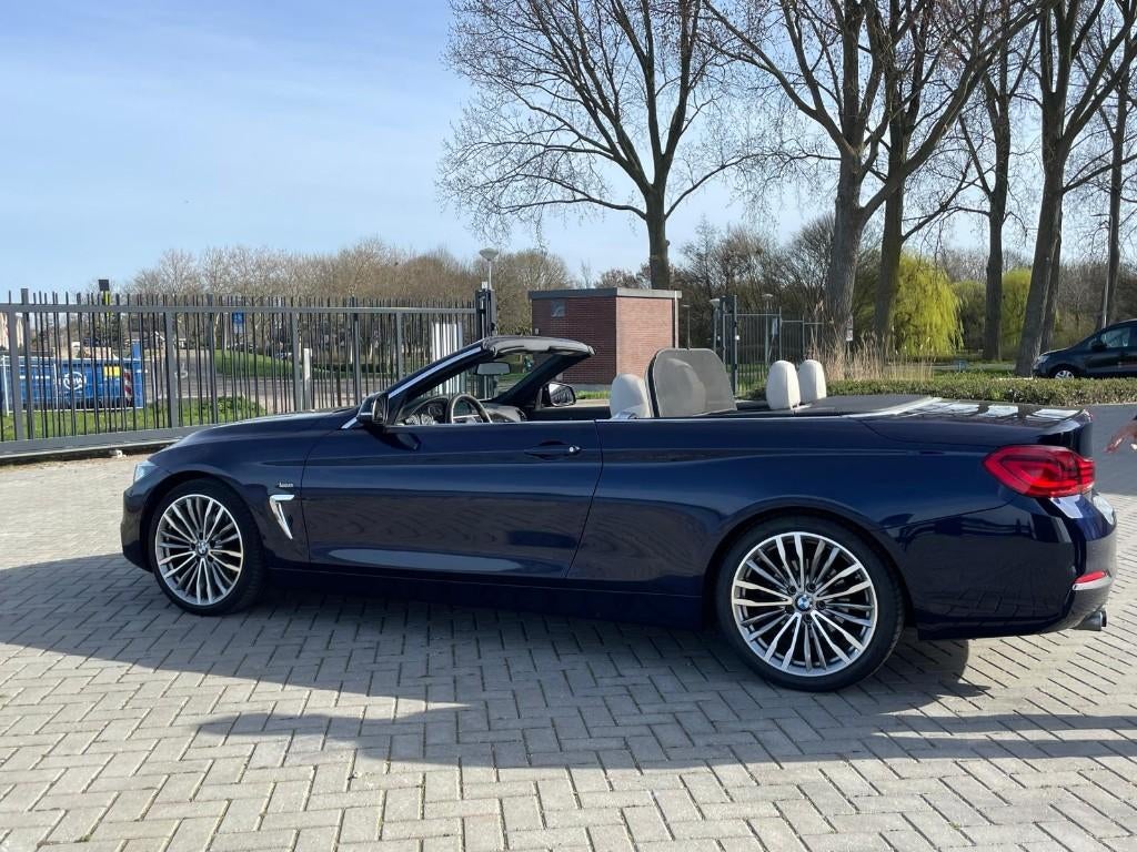 BMW 4-Serie 430i 252pk Aut 2017 Luxury line, Auto's, Achterwielaandrijving, Beige, Cabriolet, Particulier