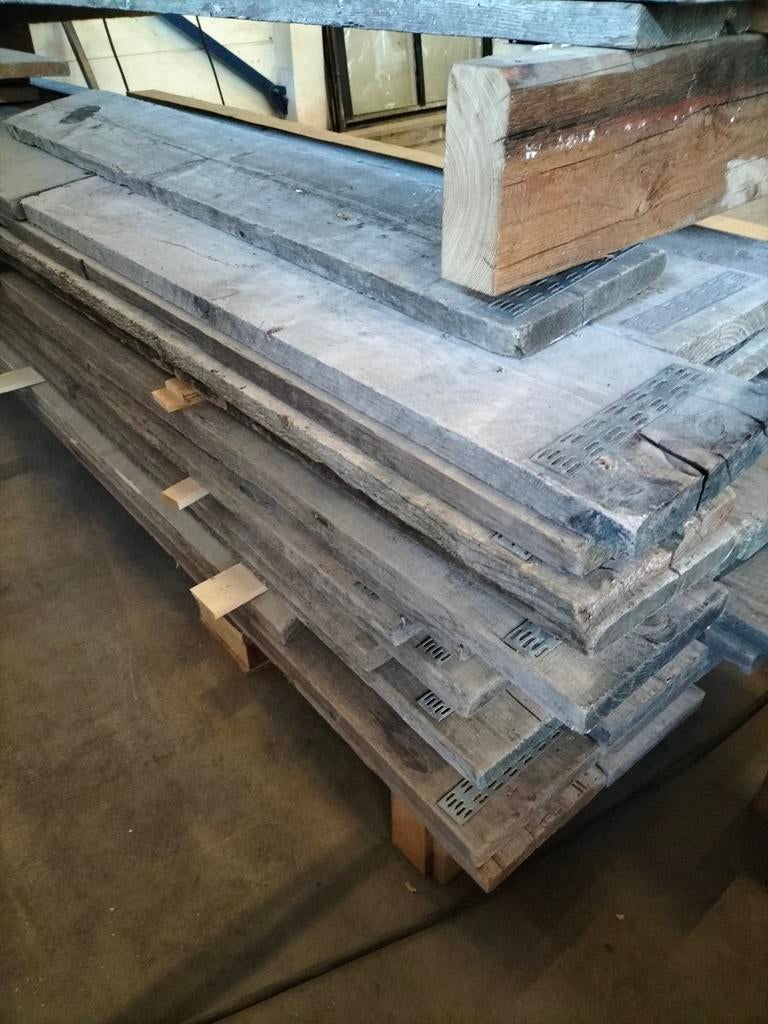 Gebruikte steigerplanken, Gebruikt, 25 tot 50 mm, Ophalen of Verzenden, Plank