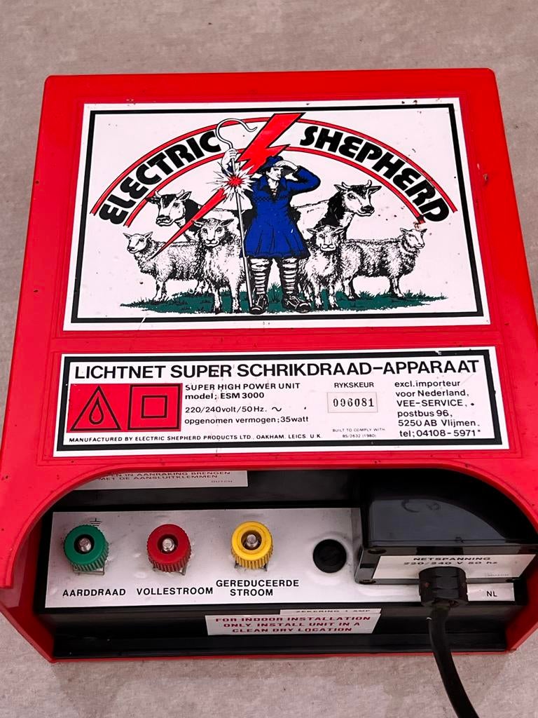 Schrikdraad apparaat  230v, Ophalen of Verzenden, Gebruikt