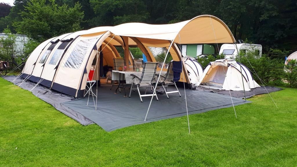 Obelink Miami Easy Air opblaasbaar met 6 slaapplaatsen, Caravans en Kamperen, Tenten, Ophalen, Gebruikt, Tot en met 6