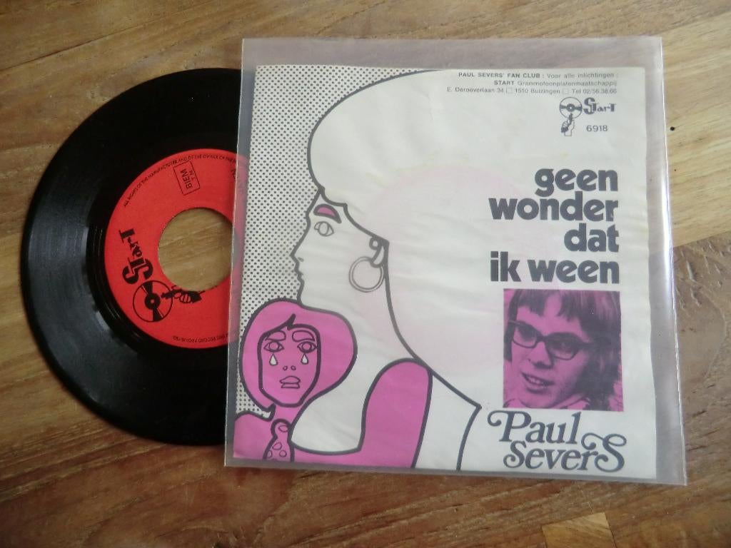 paul severs   geen wonder dat ik ween, Ophalen of Verzenden, Zo goed als nieuw, Overige formaten, Levenslied of Smartlap