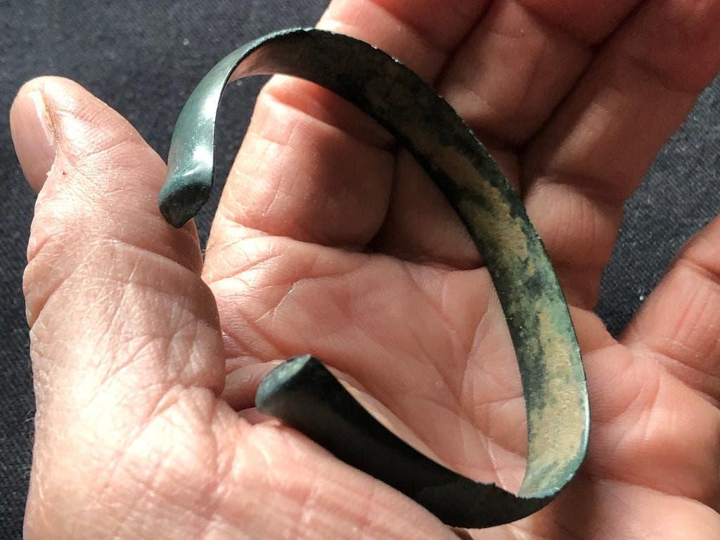 Bodemvondst Bronstijd ARMBAND 3000jr oud GRAFGIFT draagbaar!, Ophalen of Verzenden