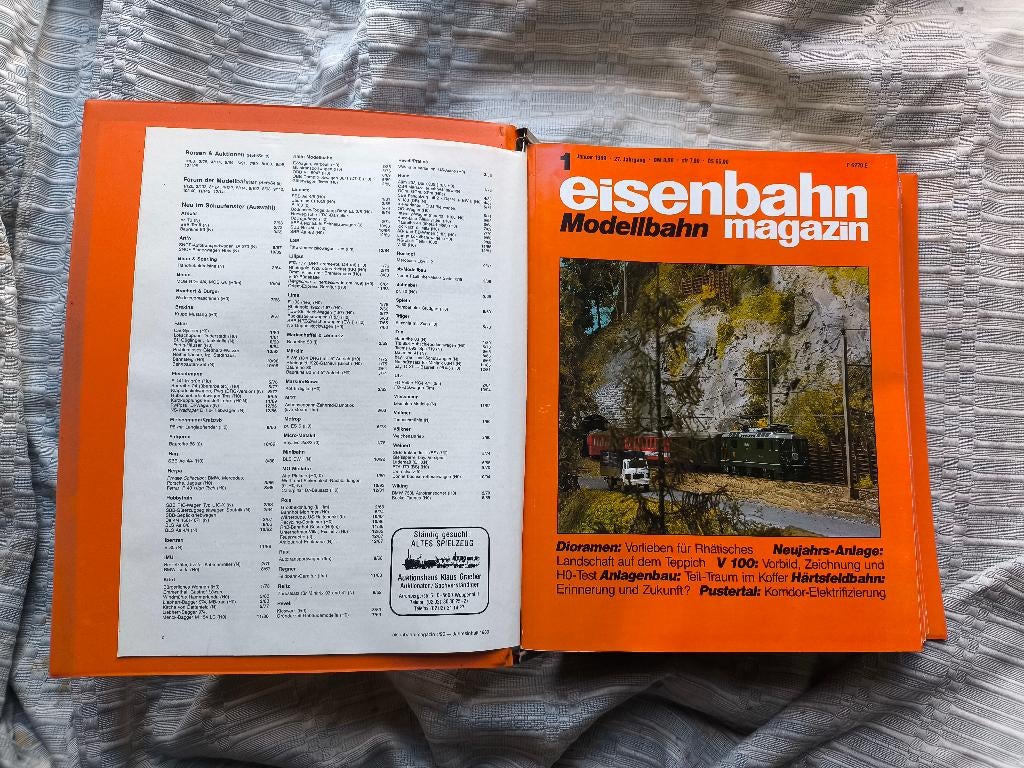 Eisenbahn Modellbahn magazin, diverse jaargangen, Hobby en Vrije tijd, Modeltreinen | H0, Overige merken, Gebruikt, Locomotief
