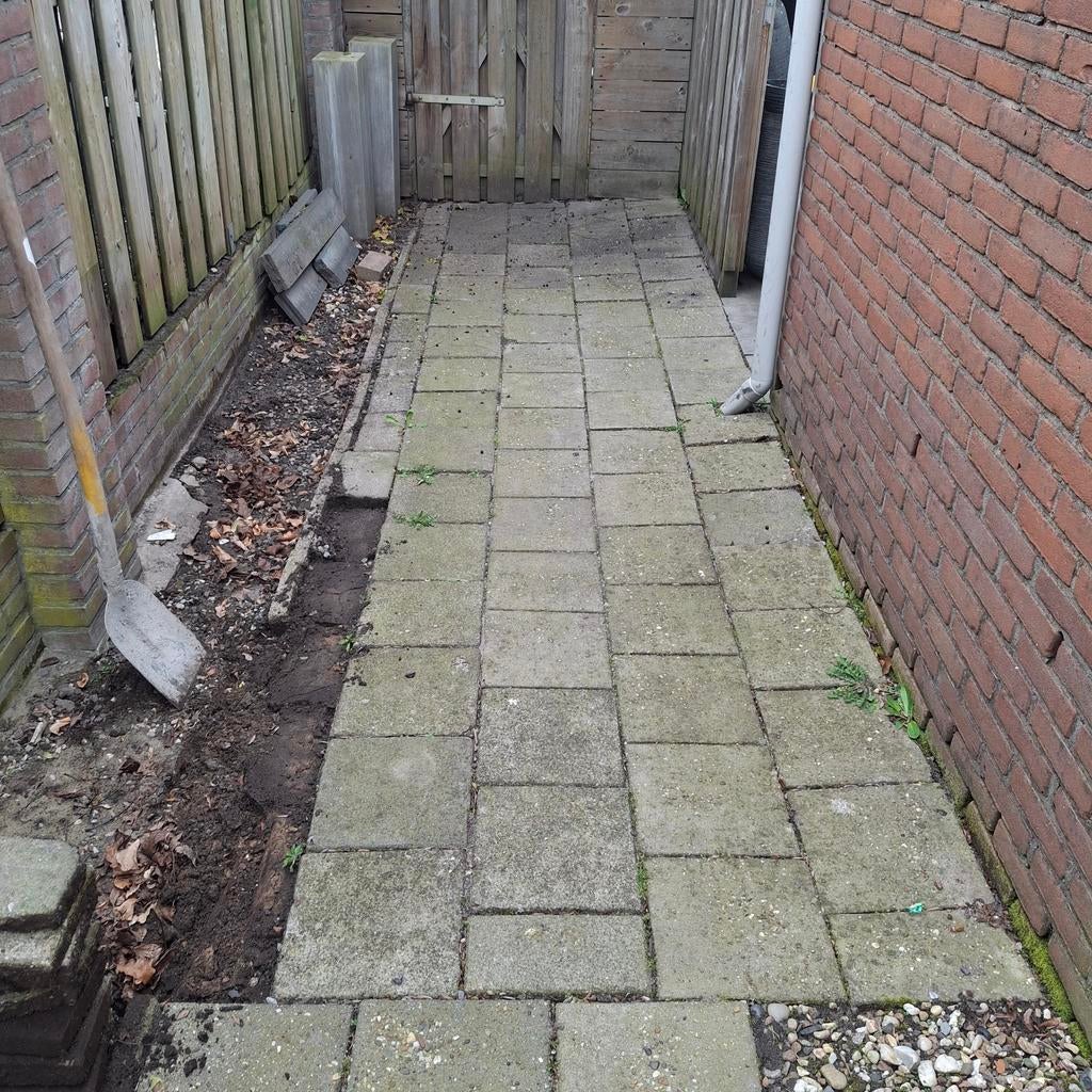 30x30 oude stoeptegels, Ophalen of Verzenden, Gebruikt, Beton, Terrastegels
