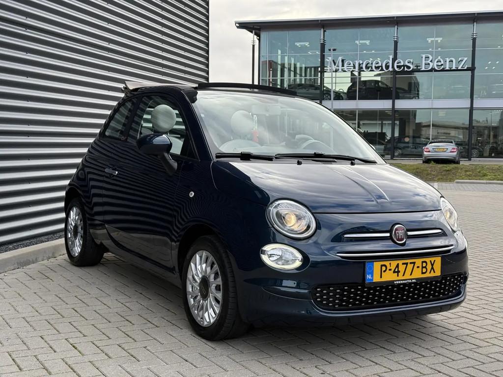 Fiat 500C 1.0 Hybrid Lounge € 12.945,00, Voorwielaandrijving, Stof, Cabriolet, Bedrijf